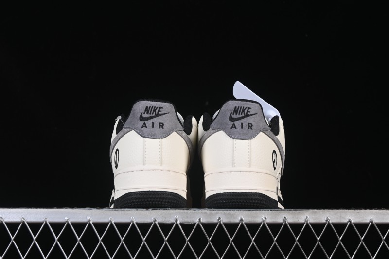 Nike Air Force 1 '07 Low G-Dragon Collaboration Daisy Beige Black Grey Casual Sneakers - QW5606-265