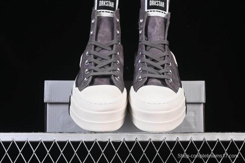 Rick Owens Drkshdw Converse Chuck 70 High Top Platform Canvas Sneakers - A06755C