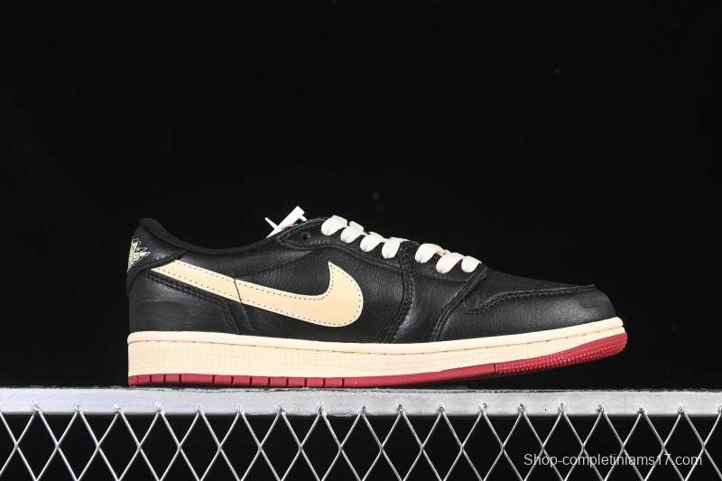 Nike Nigel Sylvester x Air Jordan 1 Low Casual Lifestyle Sneakers - IB8958-001