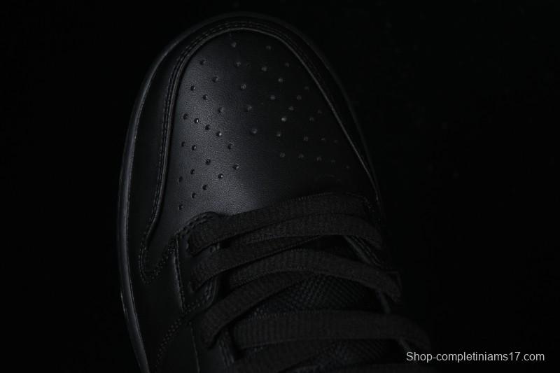 Nike SB Dunk Low Pro ISO Triple Black Skate Shoes - FJ1674-001