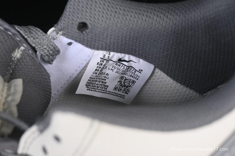 Nike Air Force 1 '07 Low LV Collaboration Printed Beige Swoosh Casual Low-Top Sneakers - HH7518-079