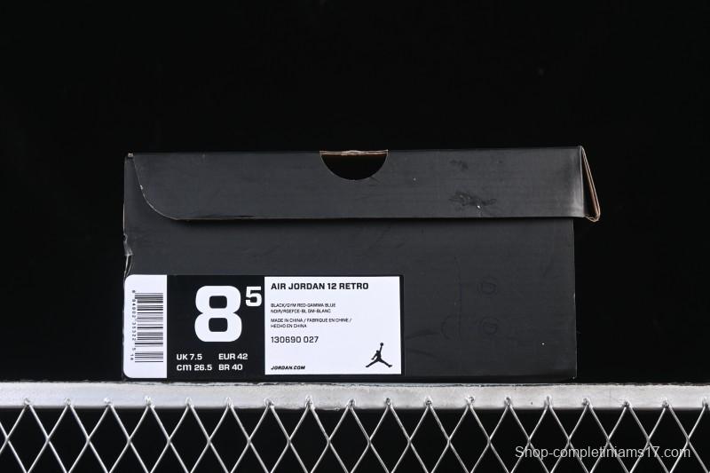 Nike Air Jordan 12 Retro Gamma Blue Basketball Shoes - 130690-027