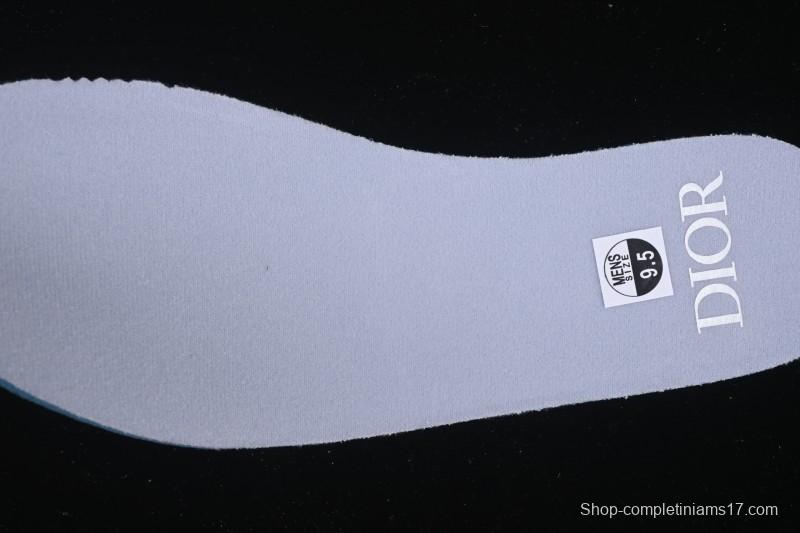 Dior Air Jordan 1 Low White Grey Collaboration Low-Top Sneakers - CN8608-002