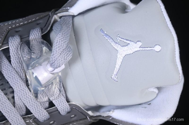 Nike Air Jordan 5 Retro Basketball Shoes with Wolf Grey Design - DD0587-002