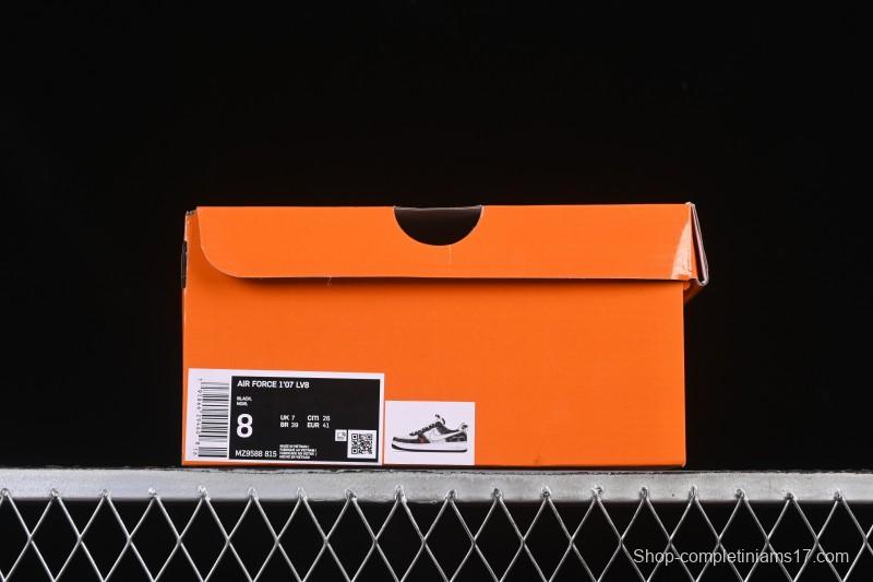 Nike Air Force 1 '07 Low LV Collaboration Denim Beige Black Stitching Casual Sneakers - MZ9588-815