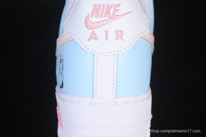 Nike Air Force 1 '07 Low Casual Sneakers with Custom Design - ZH0316-107