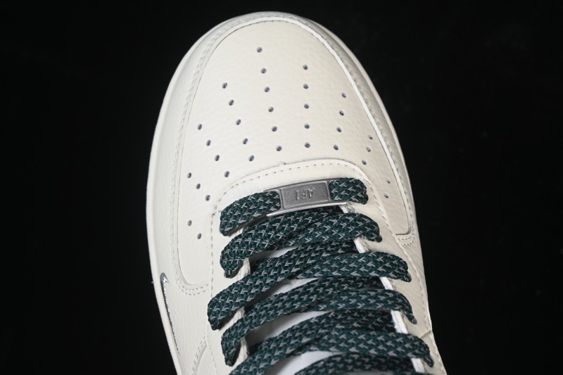 Nike Air Force 1'07 Mid Casual Shoes with Reflective Design and Full-Length Air Cushion - XL0236-235