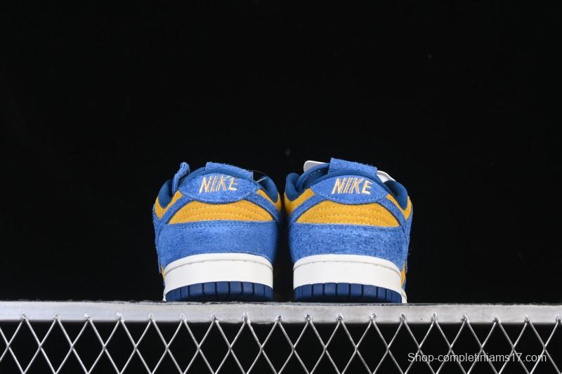 Nike Dunk Low Panda Blue Orange Low-Top Casual Skate Shoes - IH7648-700