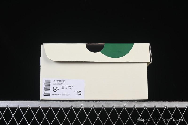 Nike Air Force 1'07 Low Gucci Collaboration White Gray Black Casual Sneakers - YF9511-808