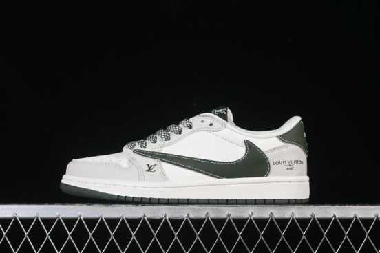 Nike Travis Scott x Fragment Design x Air Jordan 1 Low OG SP AJ1 Low Top Casual Sneakers - JW1188-150