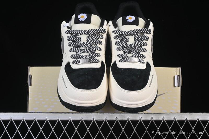 Nike Air Force 1 '07 Low G-Dragon Collaboration Daisy Beige Black Grey Casual Sneakers - QW5606-265