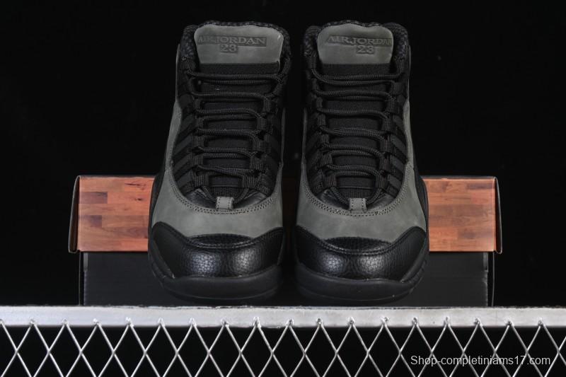 Nike Air Jordan 10 Retro Shadow Grey Basketball Shoes - HJ6779-001