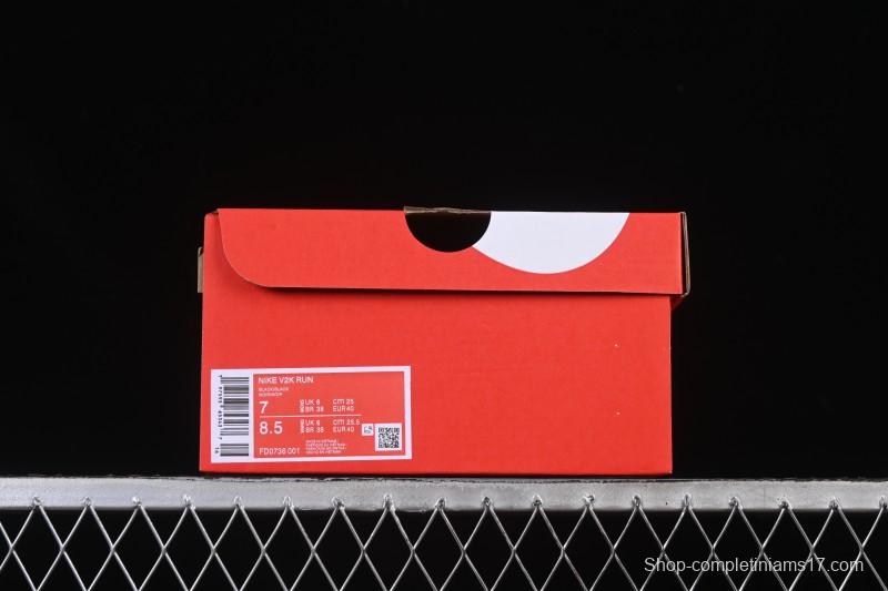 Nike V2K Runtekk Run Cushioned Anti-Slip Retro Low-Top Running Shoes - FD0736-001