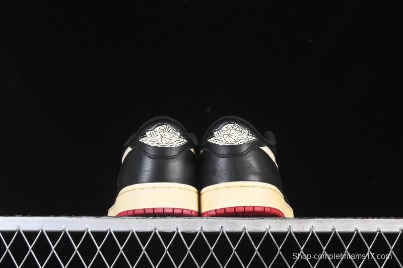 Nike Nigel Sylvester x Air Jordan 1 Low Lifestyle Casual Skate Shoes - IB8958-001