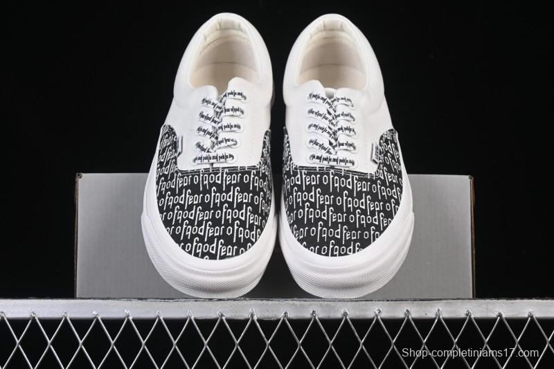 Vans Era 44 Low-Top Casual Skate Shoes with All-Over Logo Print - VN0A3MQ5PZP1