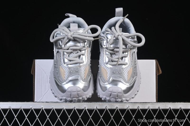 Balenciaga Silver Anti-Slip Casual Kids Shoes - J.C3