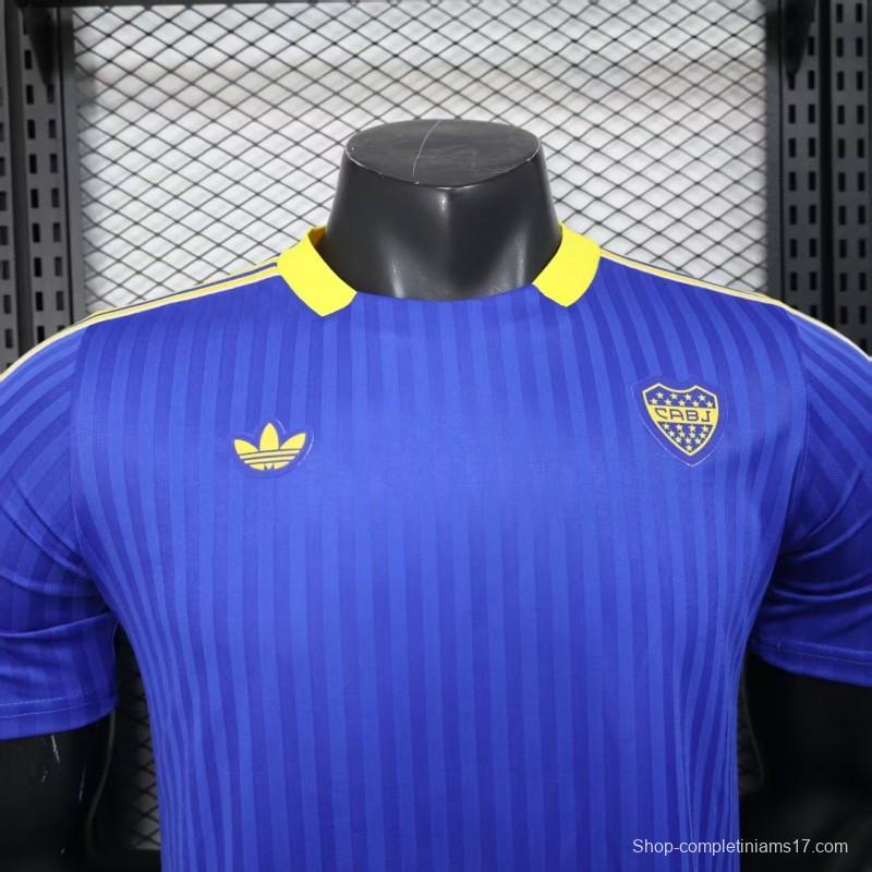 Player Version 25/26 Adidas Boca Juniors Terrace Icons Jersey