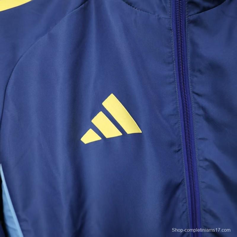 25/26 Club America Blue Windbreaker (with Inner Lining)