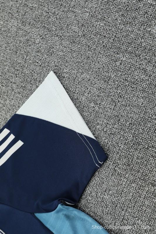 25/26 Real Madrid Navy Short Sleeve Jersey+Shorts