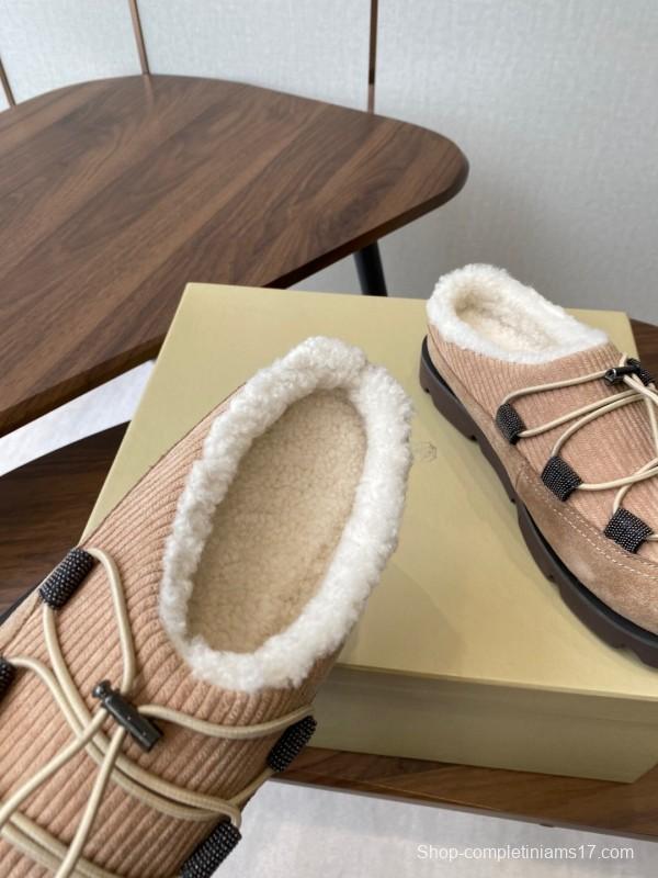 Brunello Cucinelli Open Walk Ankle Boot Winter Snow Boots - AS00300