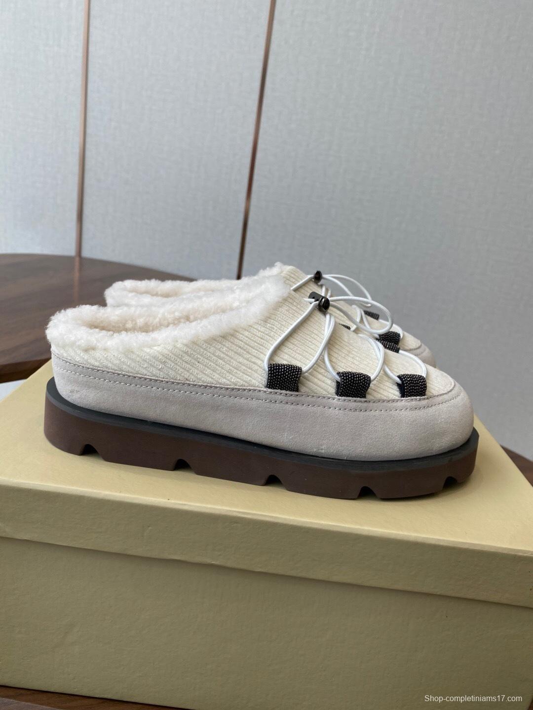 Brunello Cucinelli Open Walk Ankle Boot Winter Snow Boots - AS00300