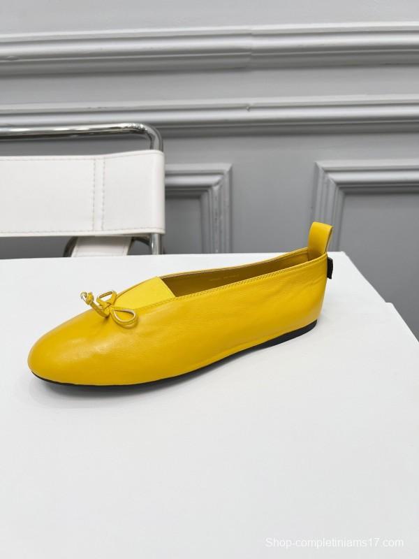 Miu Miu Ballet Flats Bow Mary Jane Shoes - LY00260