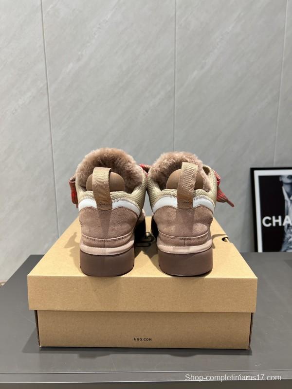 UGG Platform Loafers Series Round Toe Chunky Sole Casual Shoes - MJ00270