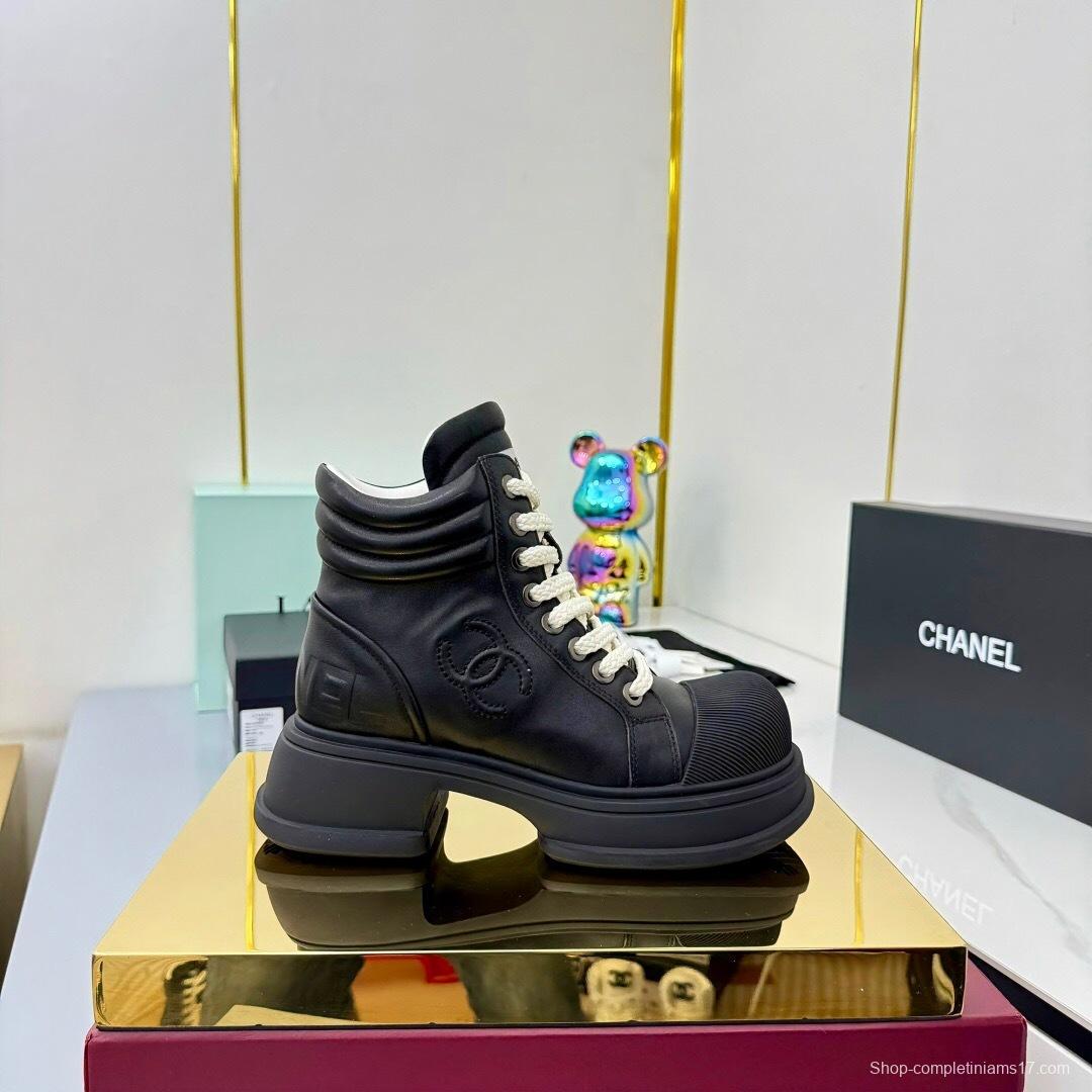 Chanel 2025 SS Short Boots Essential Fall Winter Heavy Duty Style - LY00400