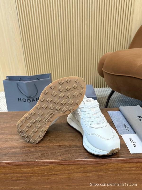 Hogan H-STRIPES Series Couple Thick Sole Dad Shoes Airship Sneakers - AS00350