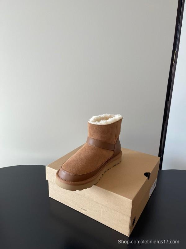 UGG 4512 Flat Buckle Ultra Wool Anti-Slip Snow Boots - AS00290