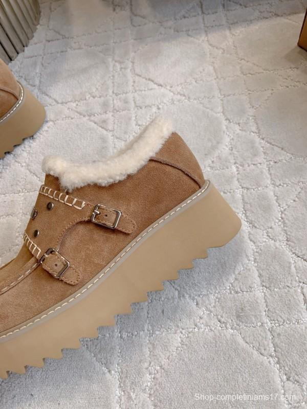 UGG 2025/SS Wool Warm Platform Casual Shoes - AS00300