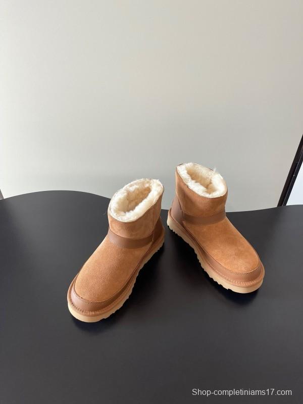 UGG 4512 Flat Buckle Ultra Wool Anti-Slip Snow Boots - AS00290