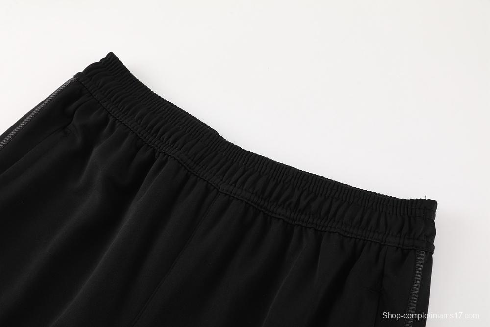 23/24 Turkey Black S-2XL Half Zipper Jacket+Long Pants