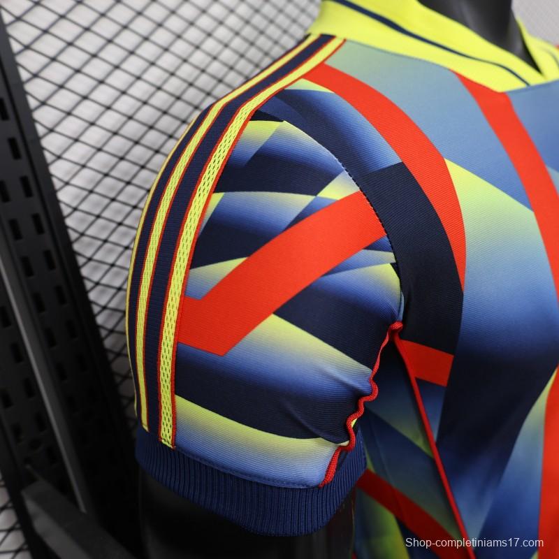 25/26 Player Version  Arsenal Third Multi-Color with Geometric Diamond Pattern Jersey