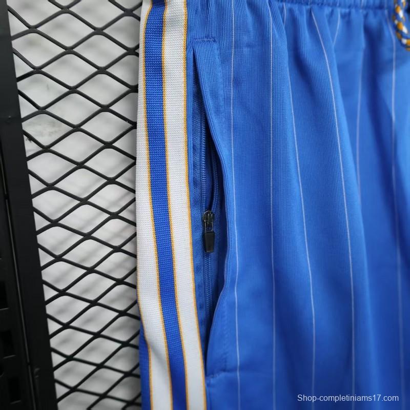 25/26 Real Madrid Blue with White Pinstripes Shorts