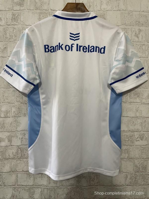 24/25 Leinster White with Chevron Pattern and Sky Blue Panels Jersey
