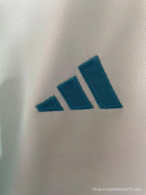 24/25 Munster Light Blue with Teal Hoops and Irish Text Third Jersey