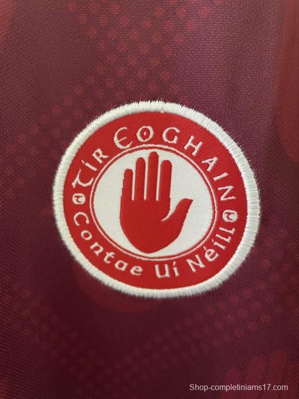 25/26 Tyrone GAA Maroon with Gold Accents Jersey