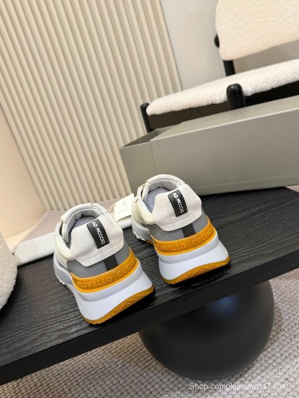 Brunello Cucinelli Casual Sneakers with Seasonal Colors and Leather Lining - KFY00320