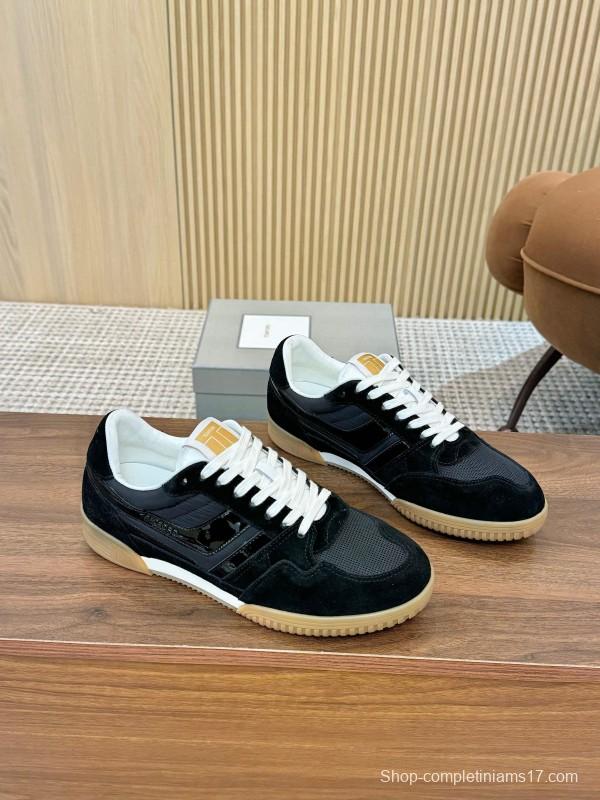 TOM FORD 2025 SS Casual Shoes with Classic Color Blocking and Imported Leather Insole - AS00350