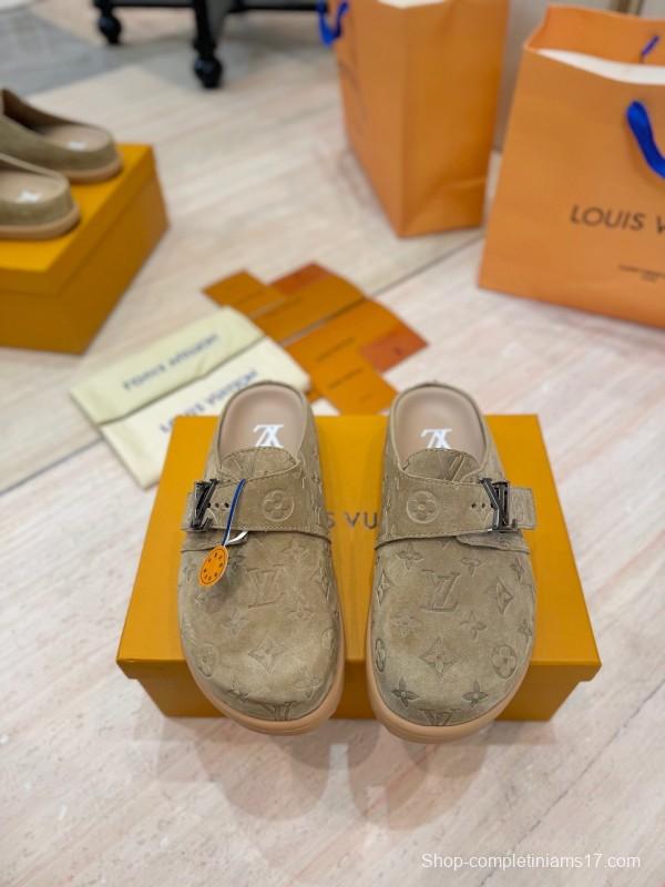 Louis Vuitton LV Monogram Sandals Spring Summer 2025 Collection Couple Sliders - KFY00291