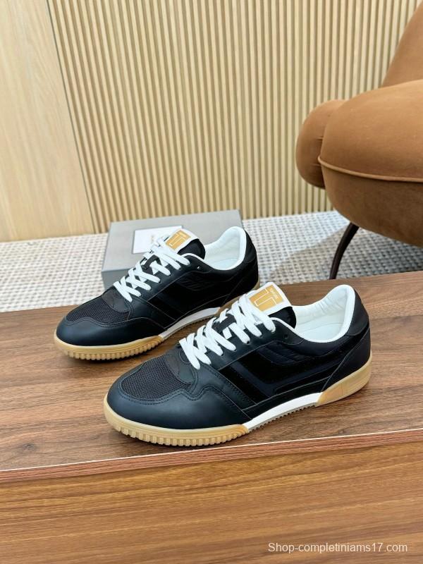 TOM FORD 2025 SS Casual Shoes with Classic Color Blocking and Imported Leather Insole - AS00350