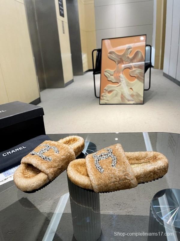 Chanel 2025 SS New Wool Slippers Soft Wool - LY00280