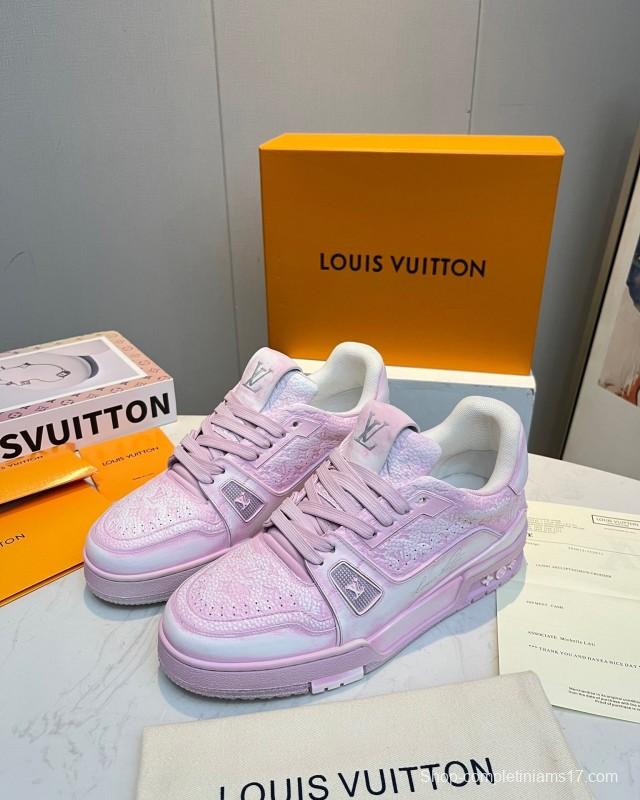 LV TRAINER Basketball Series Washed Sneakers - LY00430