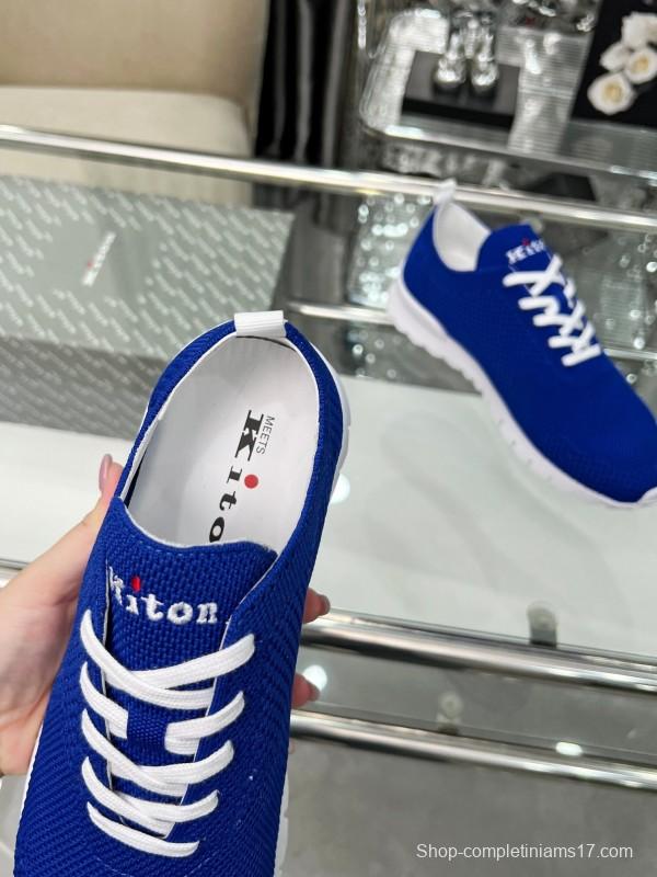 Kiton Four Seasons Classic Casual Knit Shoes - KFY00300
