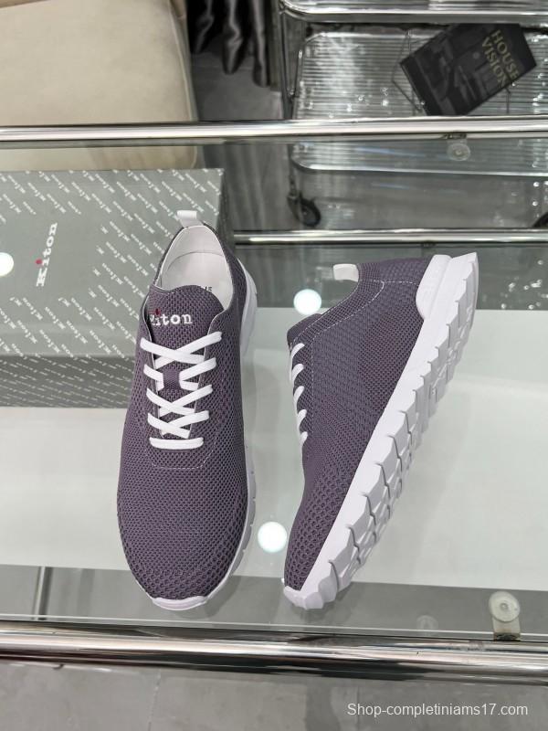 Kiton Four Seasons Classic Casual Knit Shoes - KFY00300