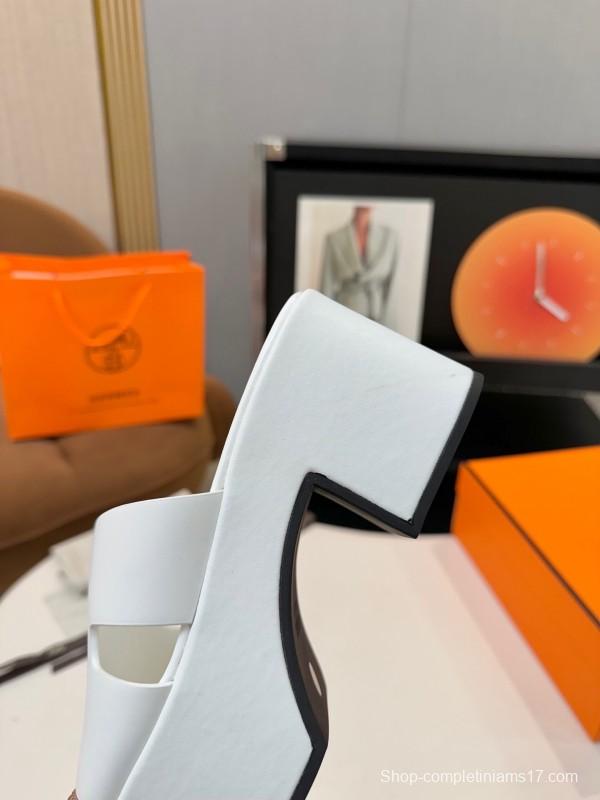 Adidas H Classic Waterproof Platform Wedge Heel Thick Sole Sandals - LY00