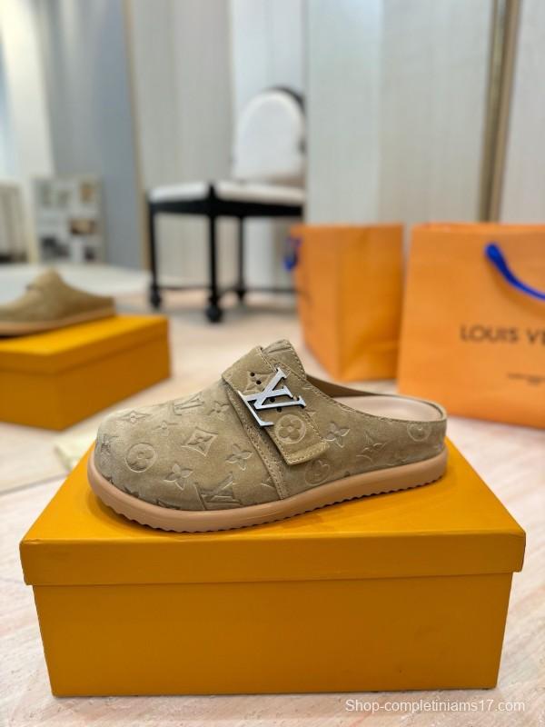 Louis Vuitton LV Monogram Sandals Spring Summer 2025 Collection Couple Sliders - KFY00291