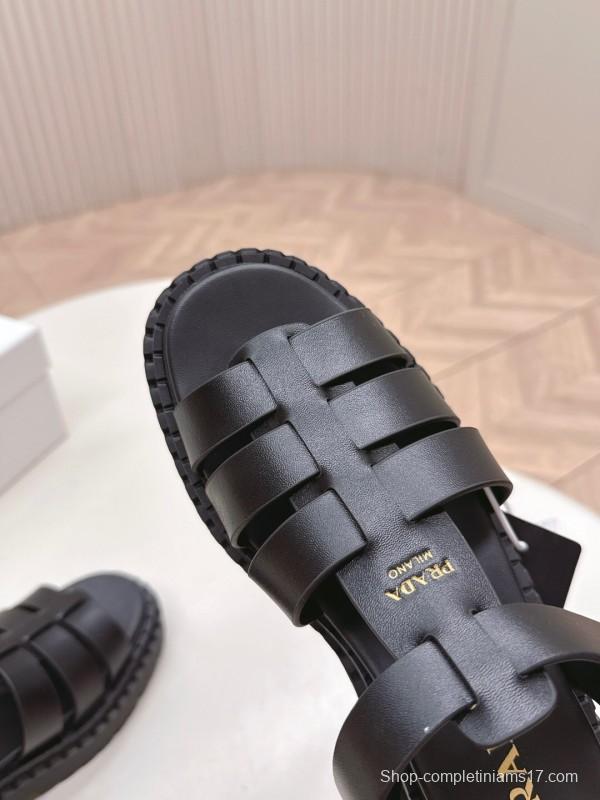 Prada Spring/Summer 2025 Low-Top Sandals Roman Platform - LY00290