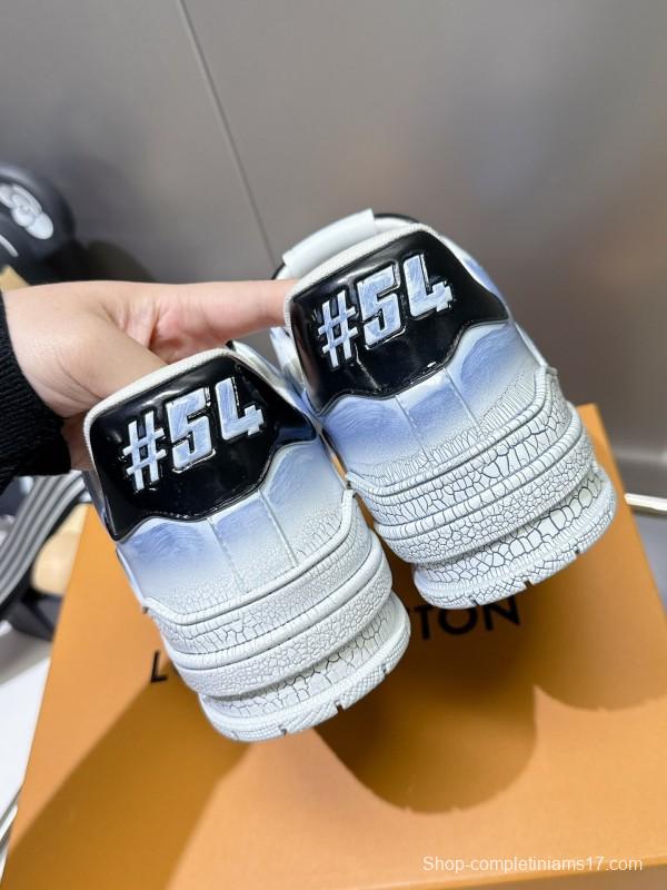 Louis Vuitton Trainer Basketball Series Crackle Glaze Process Sneakers - LY00490